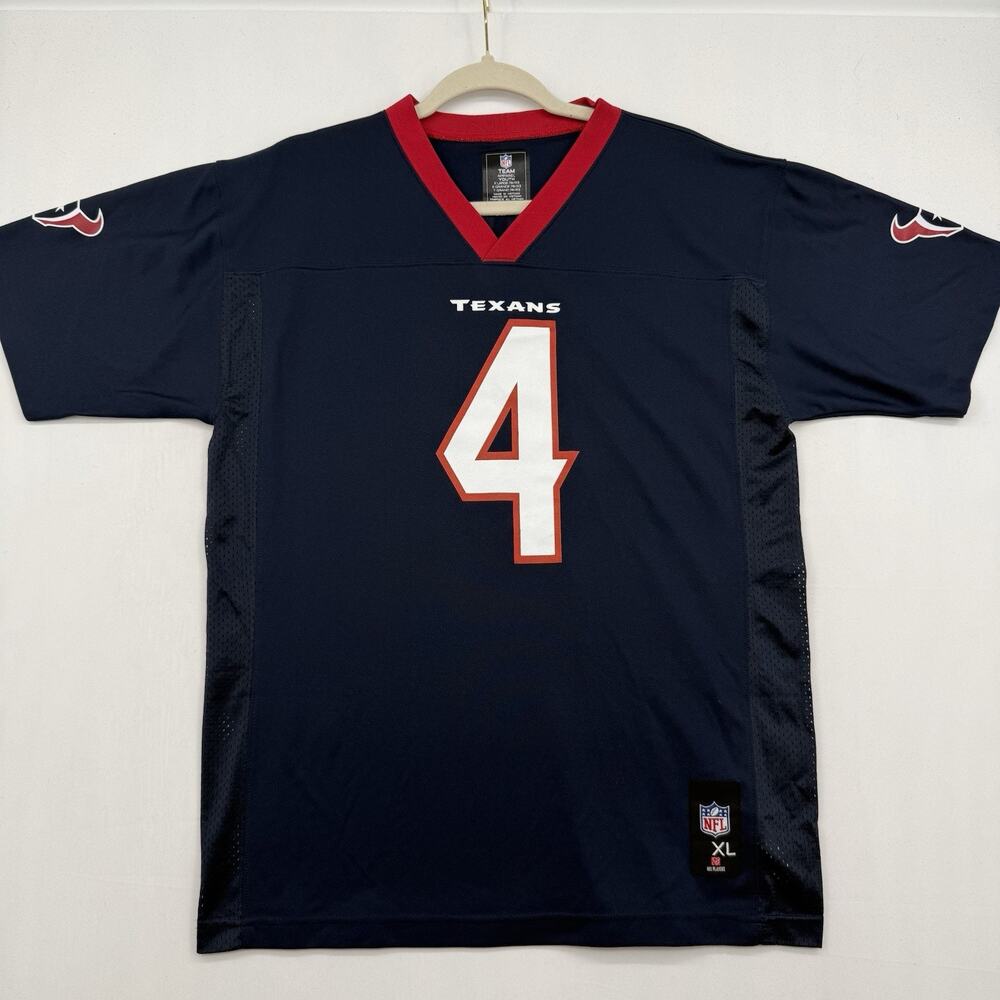 Houston Texans NFL Team Apparel Jersey‎ Watson #4 Size Youth XL